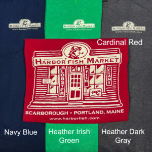 Harbor Fish Crew Neck Screen Printed T-shirt