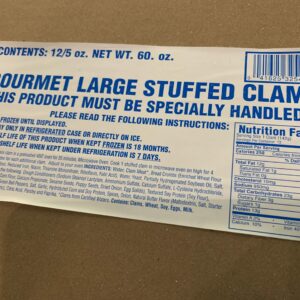 Frozen Stuffed Clams - Image 2